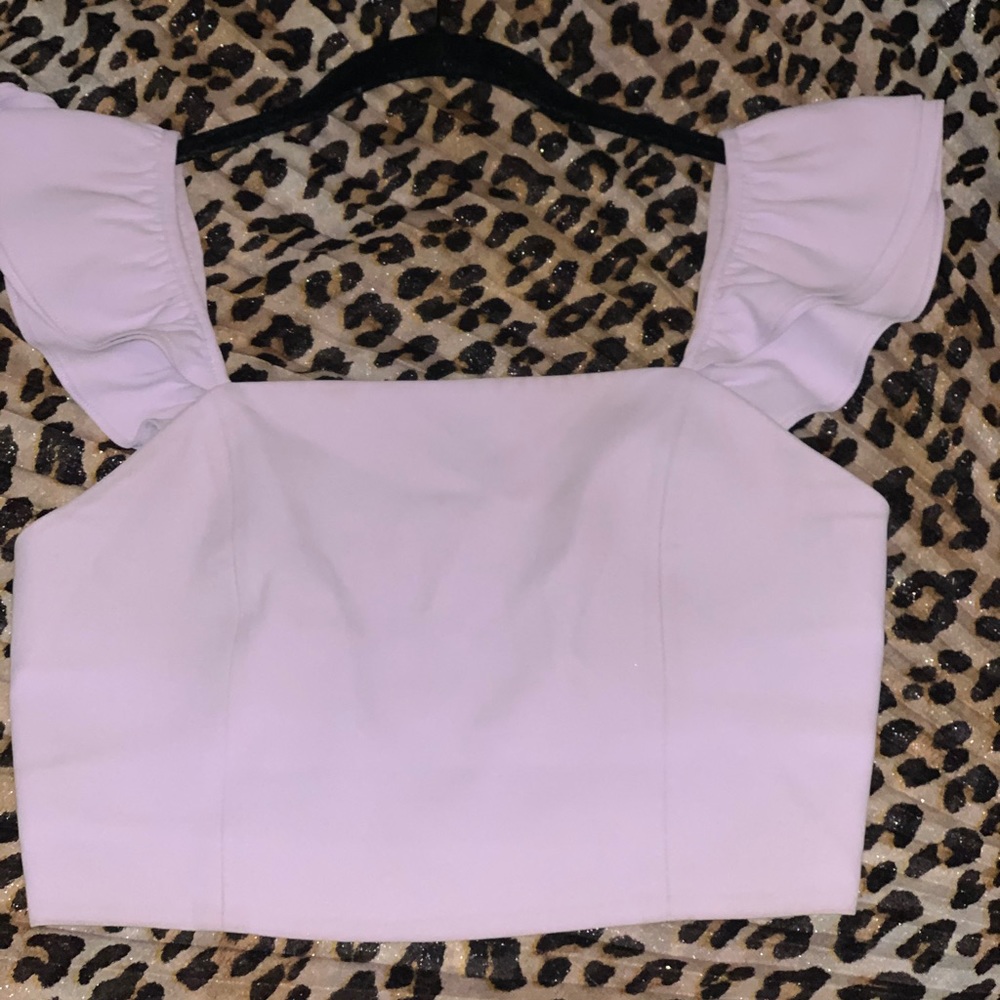 alice+olivia crop top arden